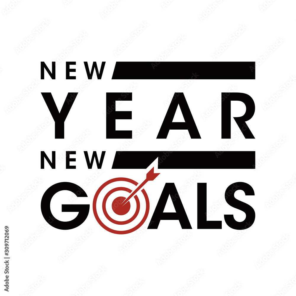 new year new goals quote template