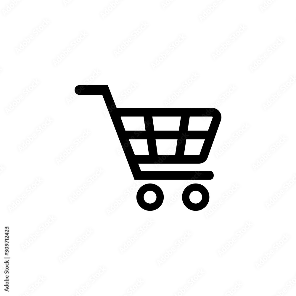 online shopping icon vector design symbol
