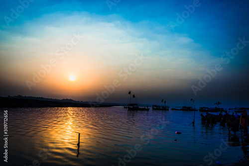 Sunrise at Sangam