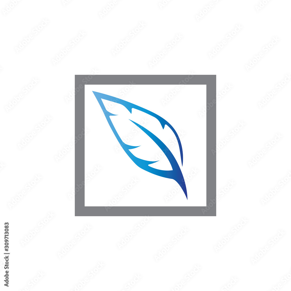 feather logo vector templates feather logo vector templates