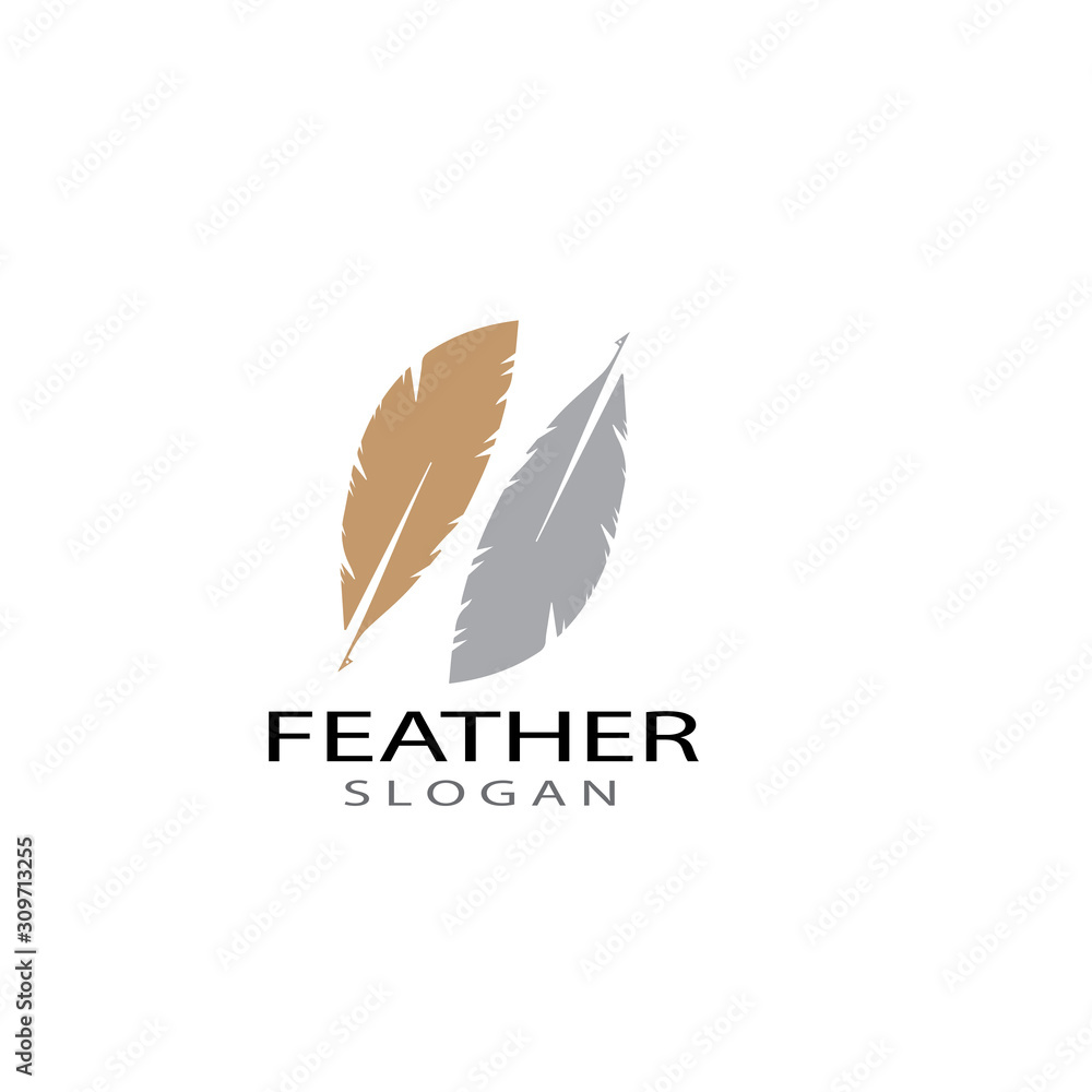 feather logo vector templates feather logo vector templates
