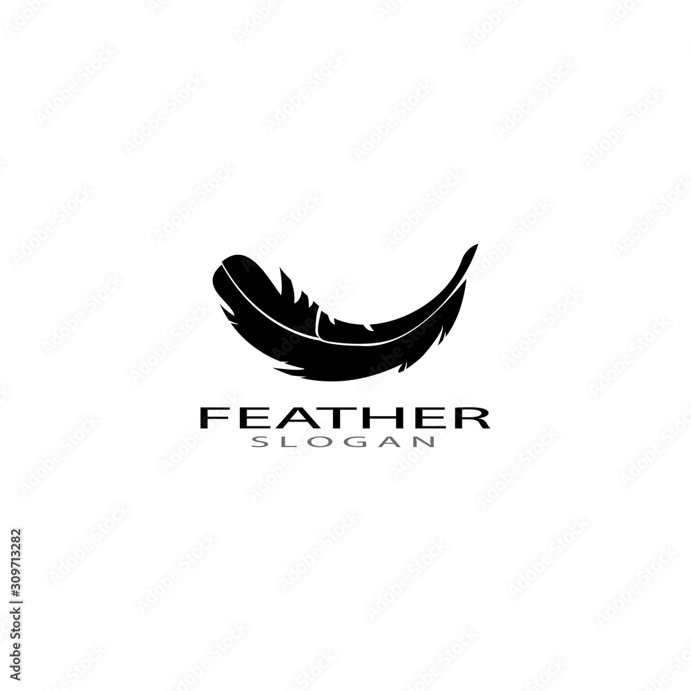 feather logo vector templates feather logo vector templates