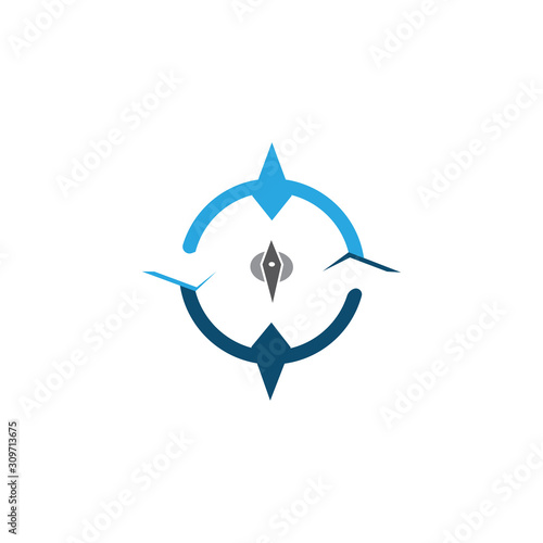  compas logo and symbol vectors