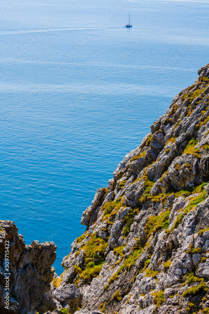 Incredible seascape on the Crozon Peninsula. Pen Hir Point. Finister. Brittany. France Incredible seascape on the Crozon Peninsula. Pen Hir Point. Finister. Brittany. France