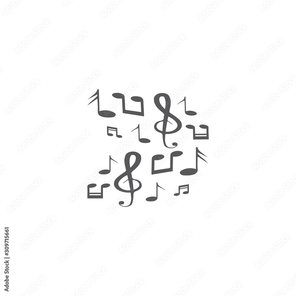 music note icon vector illustration design music note icon vector illustration design