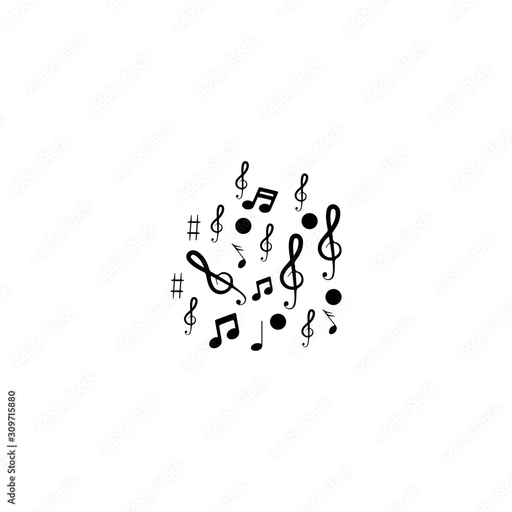 music note icon vector illustration design music note icon vector illustration design