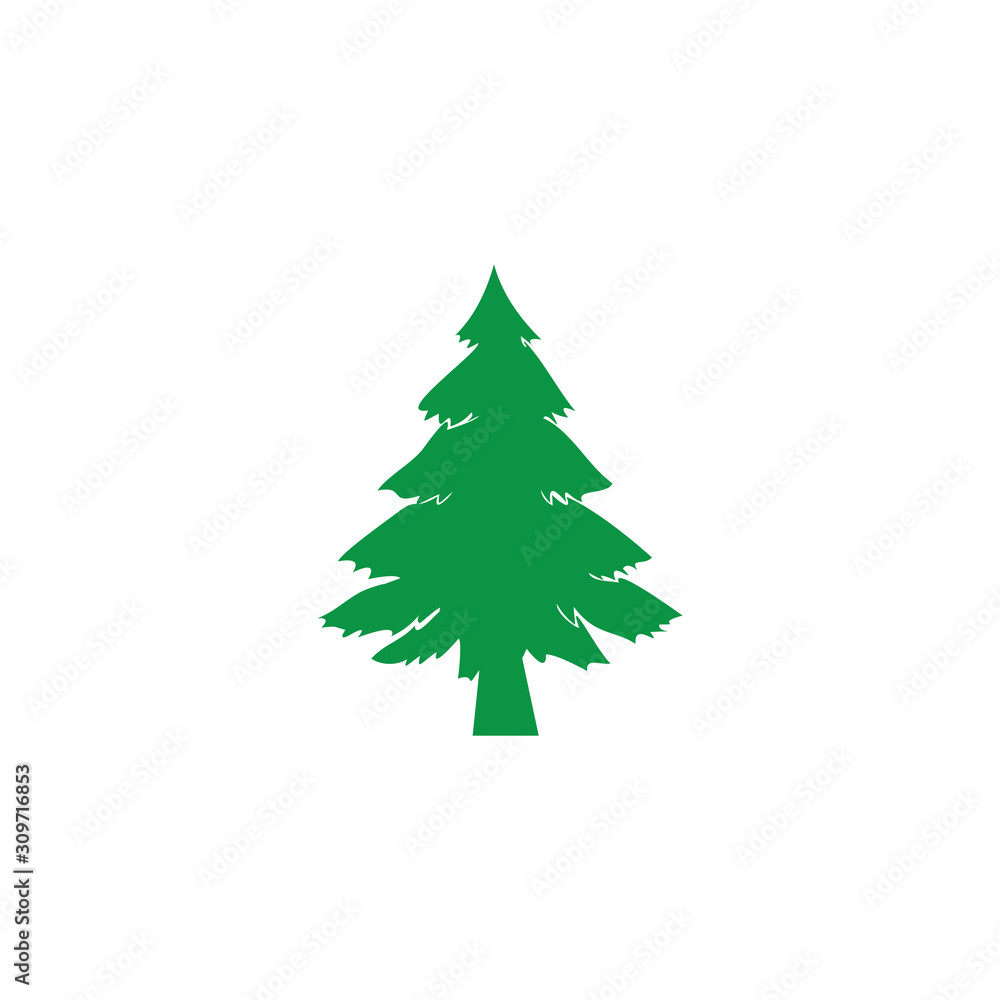pine tree logo illustration vector design pine tree logo illustration vector design