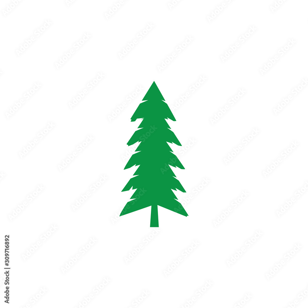pine tree logo illustration vector design pine tree logo illustration vector design