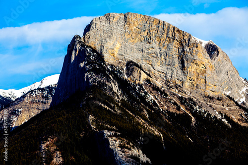 Jasper National Park. Canadian Rockies. Face in the Mountain