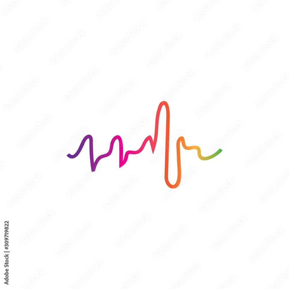 soundwave illustration logo icon vector template. soundwave illustration logo icon vector template.