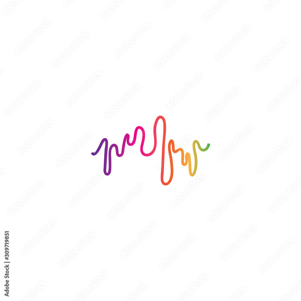 soundwave illustration logo icon vector template. soundwave illustration logo icon vector template.