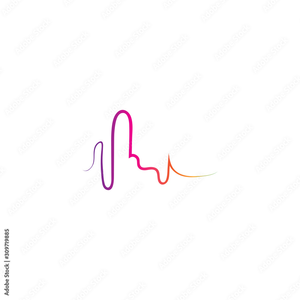 soundwave illustration logo icon vector template. soundwave illustration logo icon vector template.