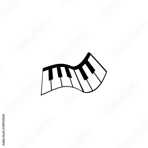 piano icon vector ilustration template