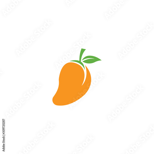 mango logo template vector illustration design