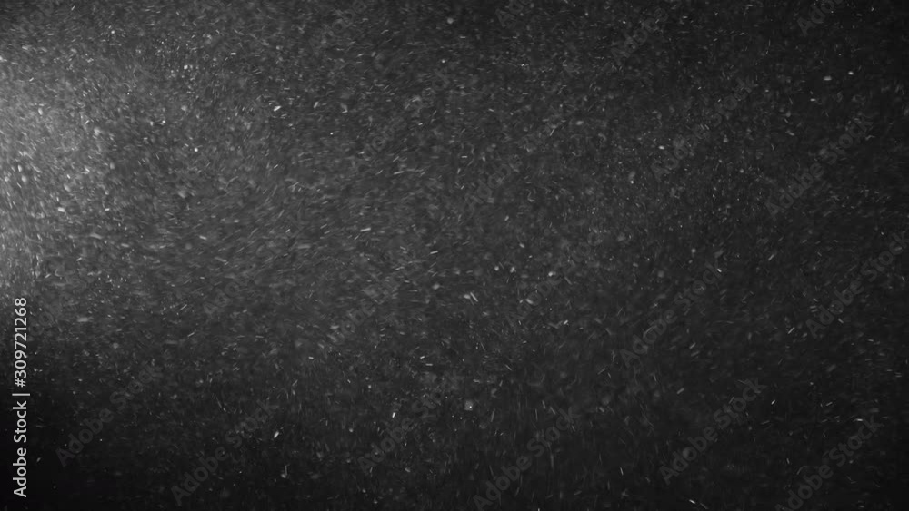 Natural Organic Dust Particles Floating On Black Background. Glittering Sparkling Particles Randomly Spin In The Air With Bokeh. Dynamic Particles With Fast And Slow Motion. Shimmering Dust In Space. Natural Organic Dust Particles Floating On Black Background. Glittering Sparkling Particles Randomly Spin In The Air With Bokeh. Dynamic Particles With Fast And Slow Motion. Shimmering Dust In Space.