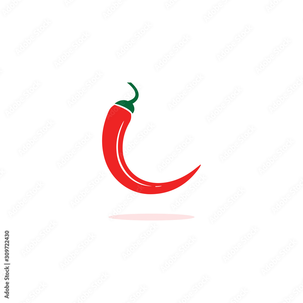 Obraz premium CHILI LOGO TEMPLATE SYMBOL VECTOR ICON