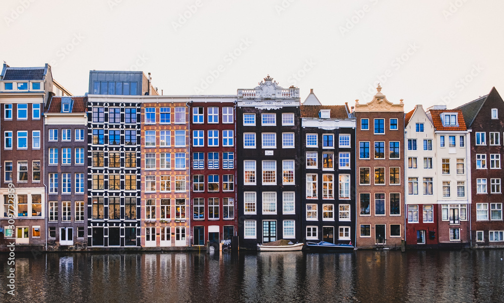 Amsterdam Jordaan Neighborhood Houses