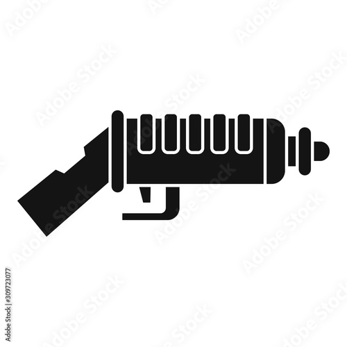 Modern blaster icon. Simple illustration of modern blaster vector icon for web design isolated on white background