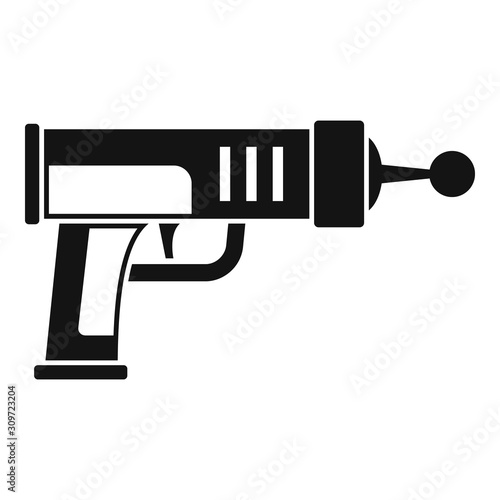 Future blaster icon. Simple illustration of future blaster vector icon for web design isolated on white background