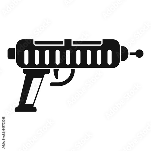 Retro blaster icon. Simple illustration of retro blaster vector icon for web design isolated on white background