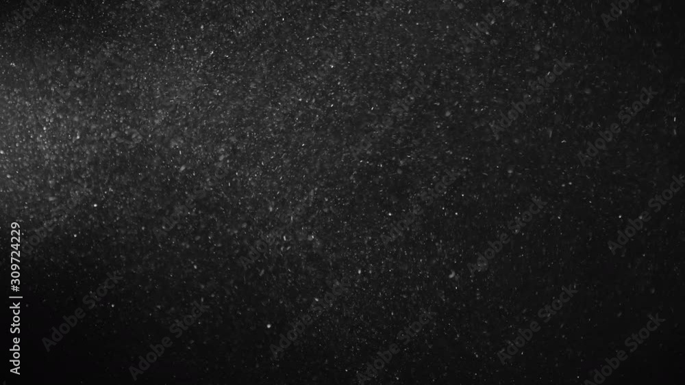 Natural Organic Dust Particles Floating On Black Background. Glittering Sparkling Particles Randomly Spin In The Air With Bokeh. Dynamic Particles With Fast And Slow Motion. Shimmering Dust In Space. Natural Organic Dust Particles Floating On Black Background. Glittering Sparkling Particles Randomly Spin In The Air With Bokeh. Dynamic Particles With Fast And Slow Motion. Shimmering Dust In Space.