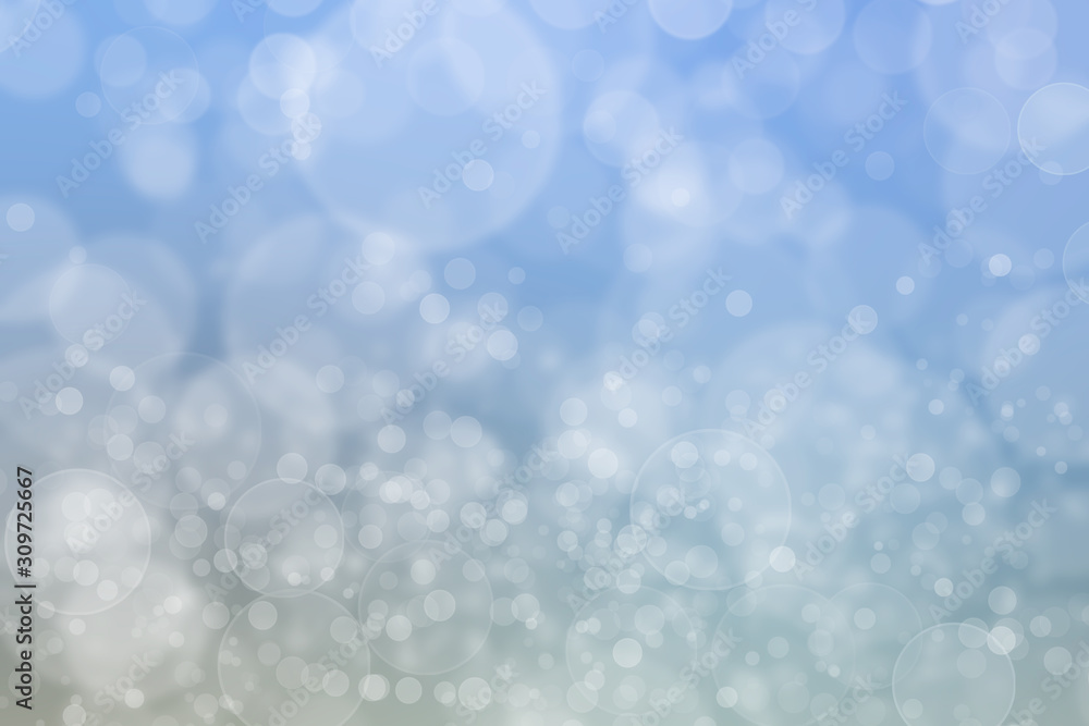 Abstract Lights Bokeh on Blue Background Abstract Lights Bokeh on Blue Background