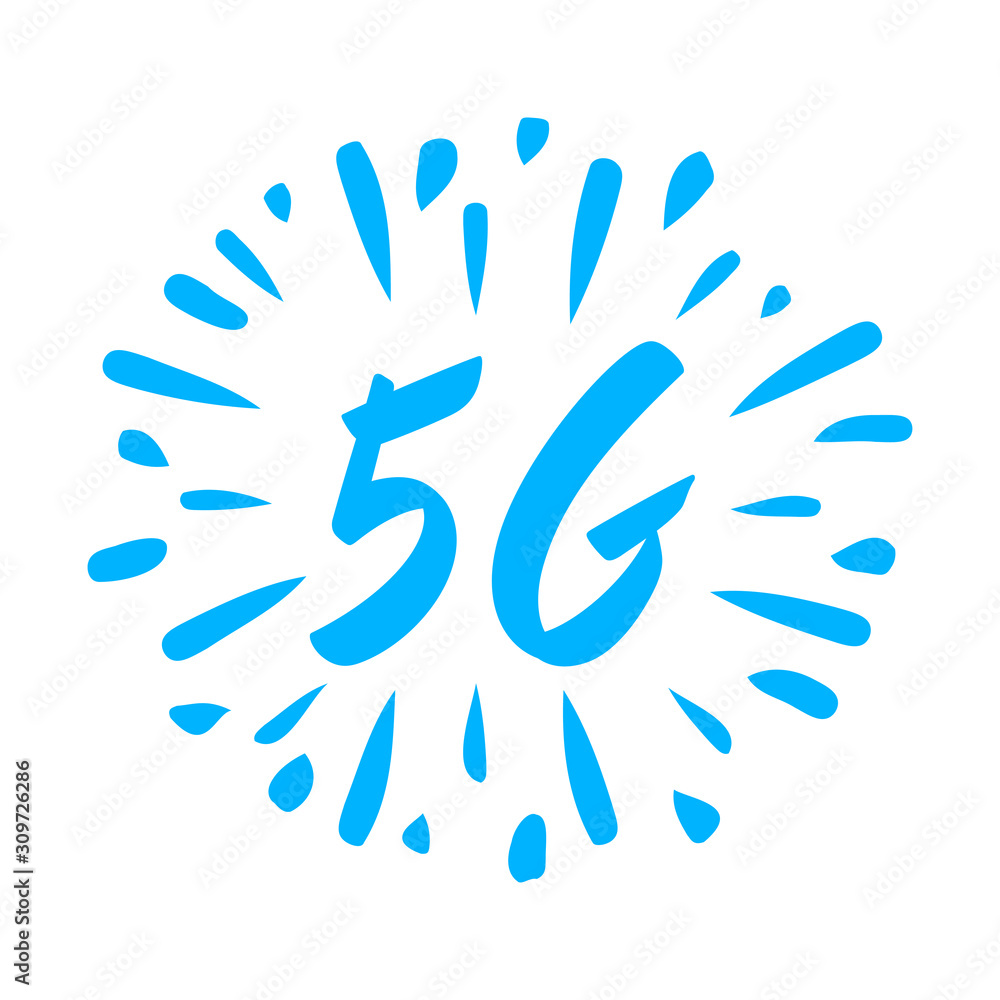 5G sticker online wireless system connection concept fifth innovative generation of high speed internet sign icon mobile telecommunications technology symbol vector illustration 5G sticker online wireless system connection concept fifth innovative generation of high speed internet sign icon mobile telecommunications technology symbol vector illustration