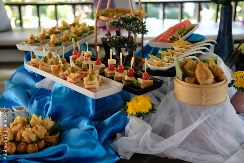 Fototapeta premium appetizers on table