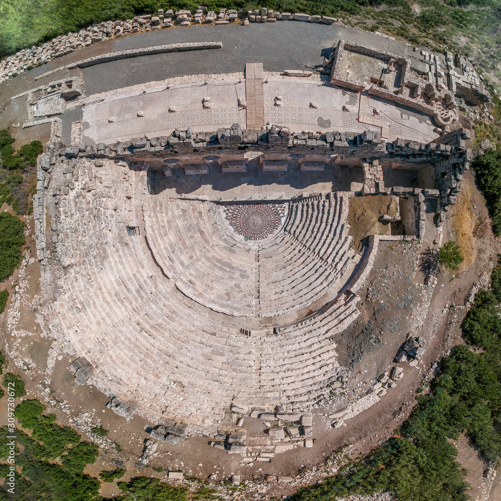 Odeon, Medusa mosaic, Kibyra ancient city, Golhisar, Burdur