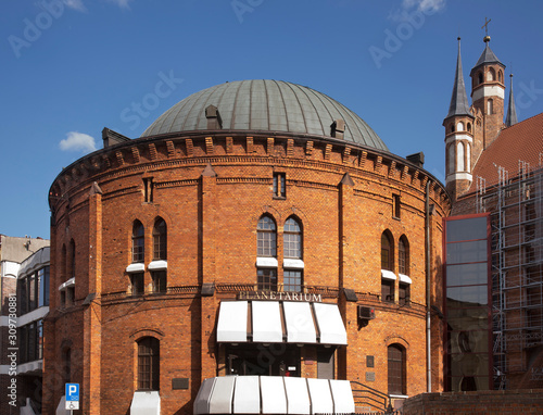 Planetarium in Torun. Poland