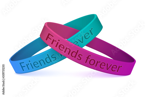 Realistic Silicone Friendship Wristbands