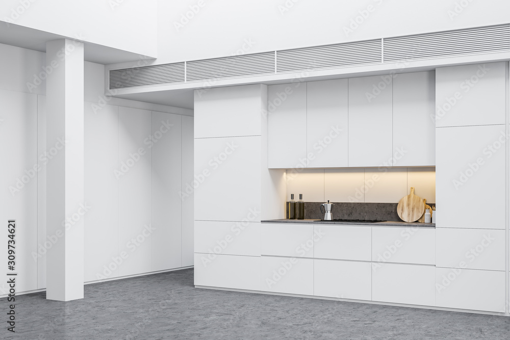 Industrial style kitchen corner with countertops Industrial style kitchen corner with countertops