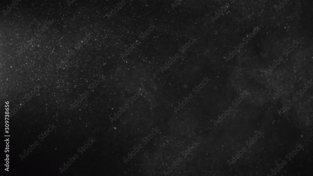 Natural Organic Dust Particles Floating On Black Background. Glittering Sparkling Particles Randomly Spin In The Air With Bokeh. Dynamic Particles With Fast And Slow Motion. Shimmering Dust In Space. Natural Organic Dust Particles Floating On Black Background. Glittering Sparkling Particles Randomly Spin In The Air With Bokeh. Dynamic Particles With Fast And Slow Motion. Shimmering Dust In Space.