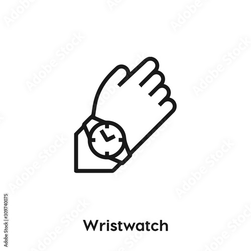 wristwatch icon vector. hand watch icon vector symbol illustration. Modern simple vector icon for your design. wrist watch icon vector	