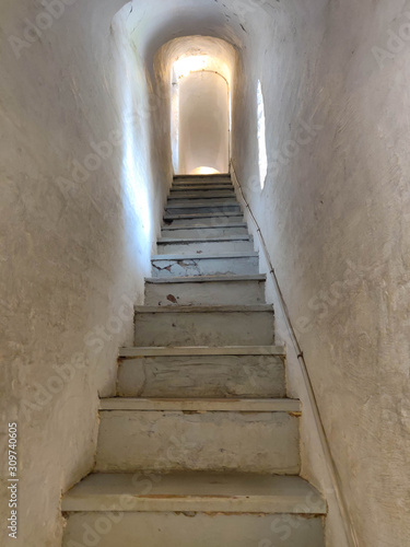 Staircase leading to the top of the bell tower