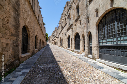 Knights street in the old town of Rhodes city © Reiner