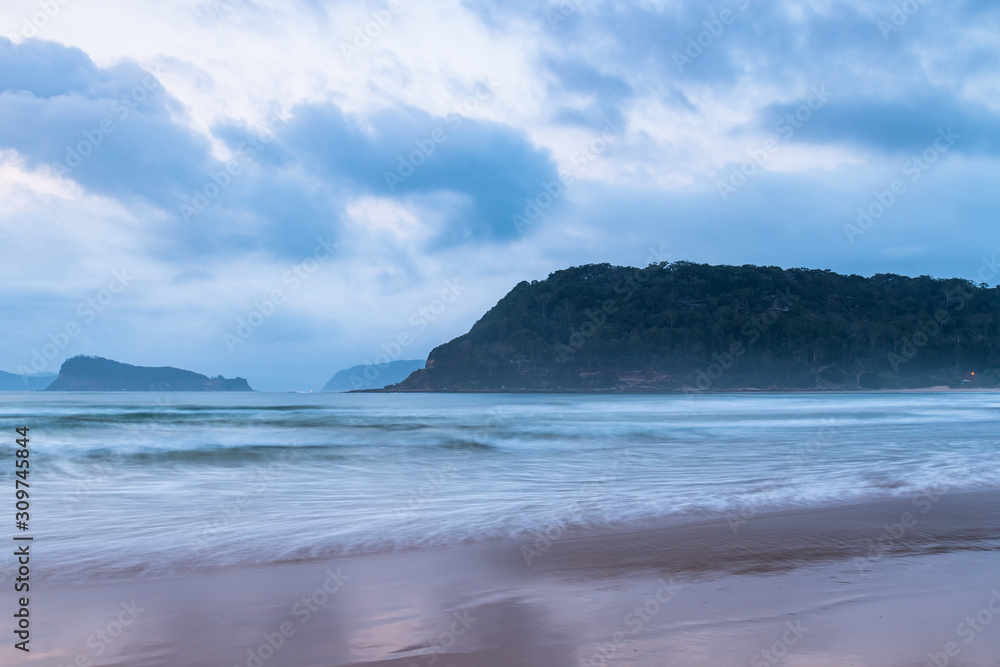 Cloudy Sunrise Seascape