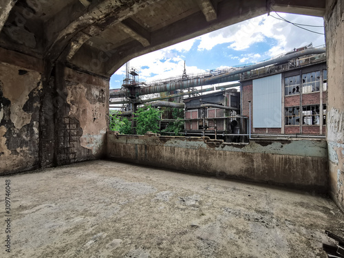 verlassener Fabrikraum 