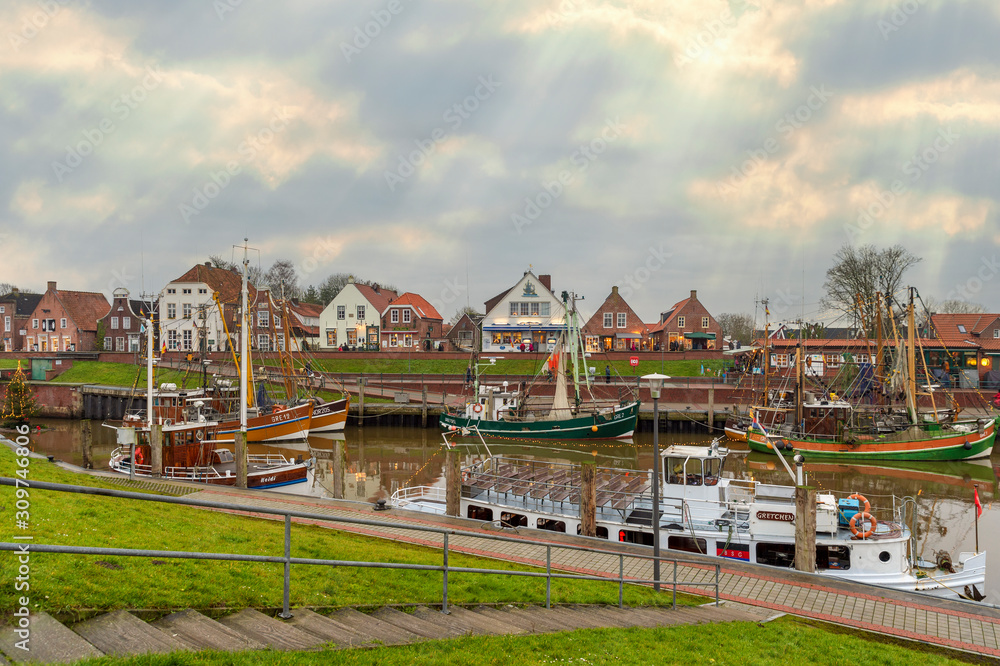 Fototapeta premium Hafen Greetsiel