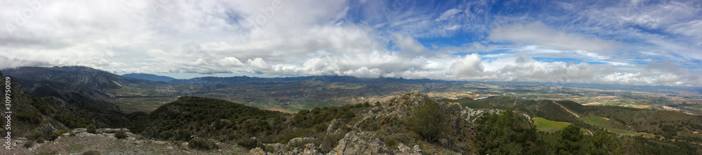Viewpoint Silleta de Padul walk, Dilar, Granada - a trek  in the Sierra Nevada, Spain, with beautiful landscape, nature and hiking opportunities