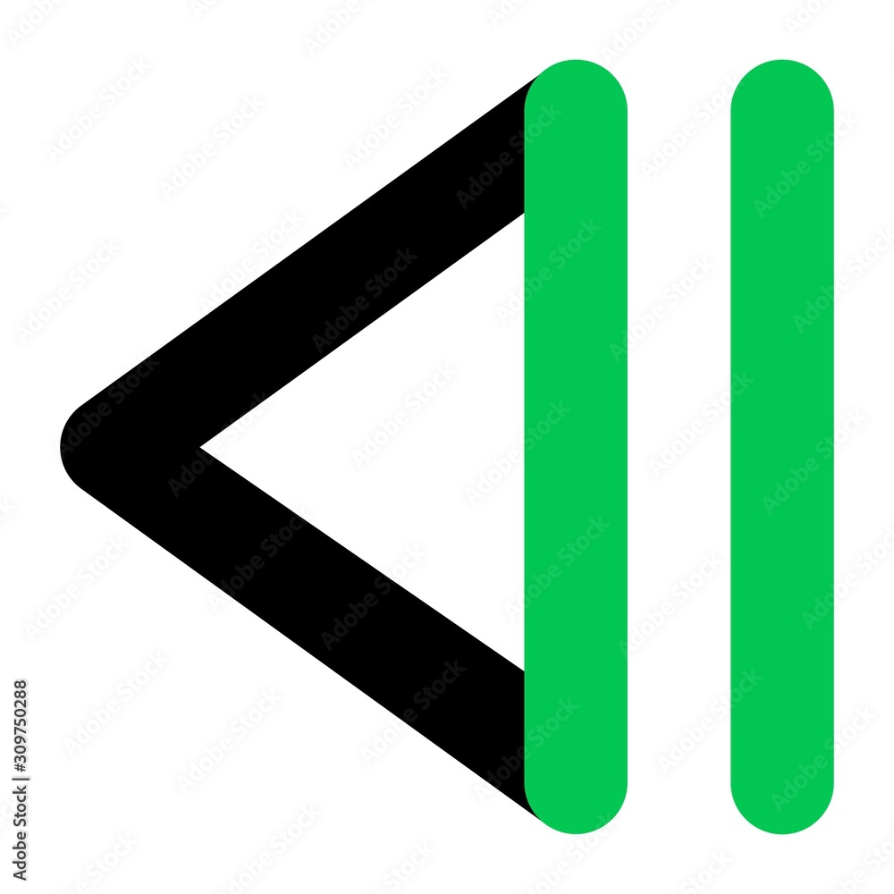 Player Icon Design Green-Black Line Style Part 5 Back Button Player Icon Design Green-Black Line Style Part 5 Back Button