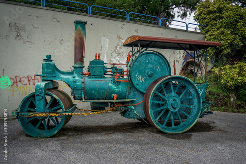 Retro steam car