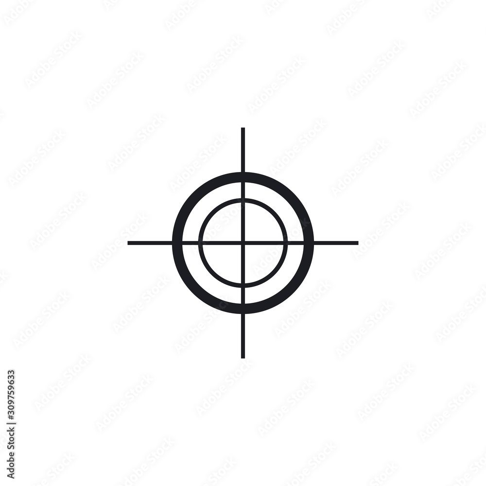 Target icon vector Target icon vector