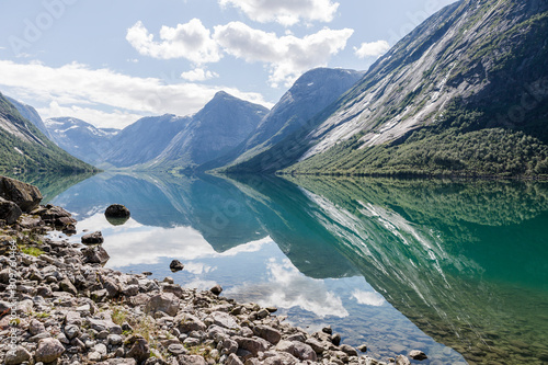 Sommer am Jolstravatnet, Norwegen photo