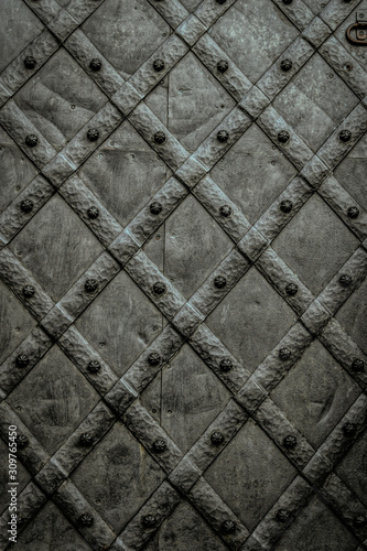 Texture of old rough wrought metal