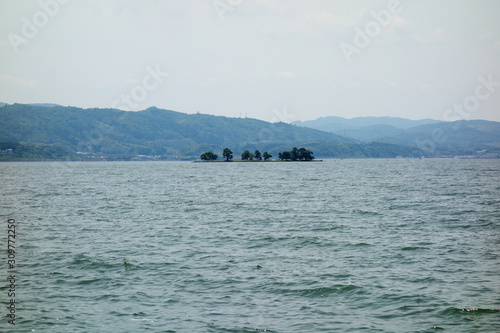 島根県　宍道湖の嫁ケ島