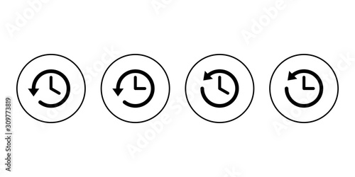 History vector icon, History icon. 