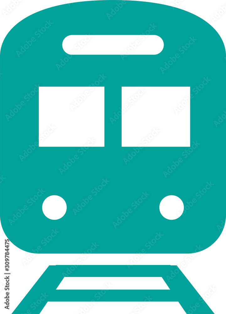 電車アイコンイラスト Stock Vector Adobe Stock