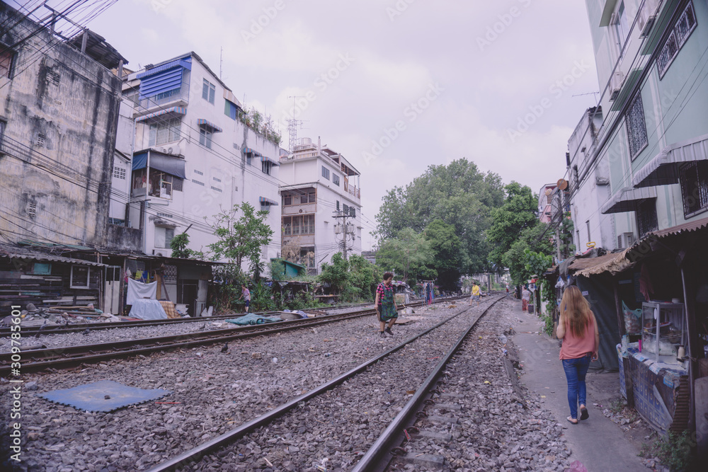 old railway track