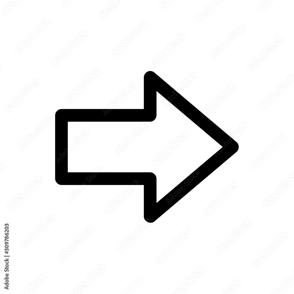 turn signal car icon with line style turn signal car icon with line style